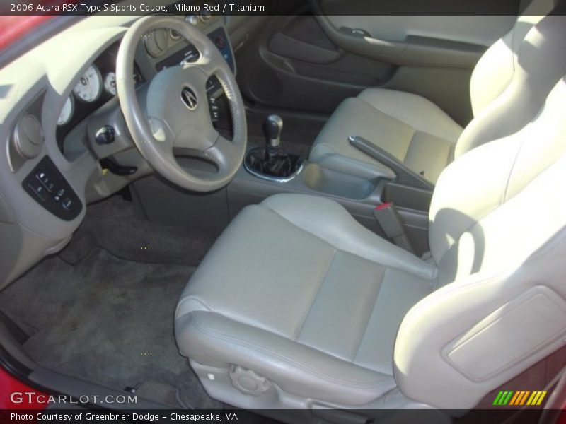 Titanium Interior - 2006 RSX Type S Sports Coupe 