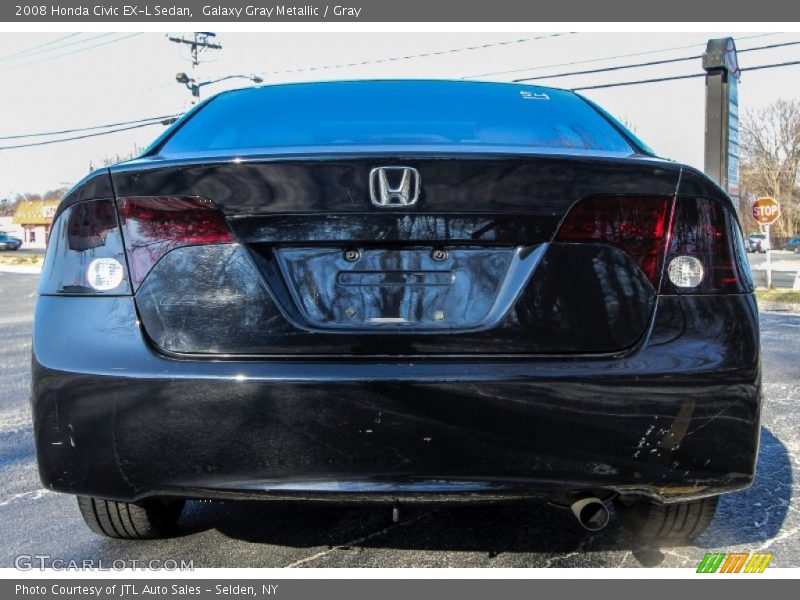 Galaxy Gray Metallic / Gray 2008 Honda Civic EX-L Sedan
