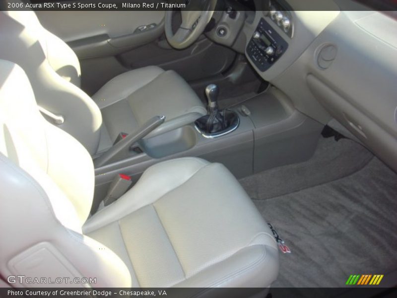 Milano Red / Titanium 2006 Acura RSX Type S Sports Coupe