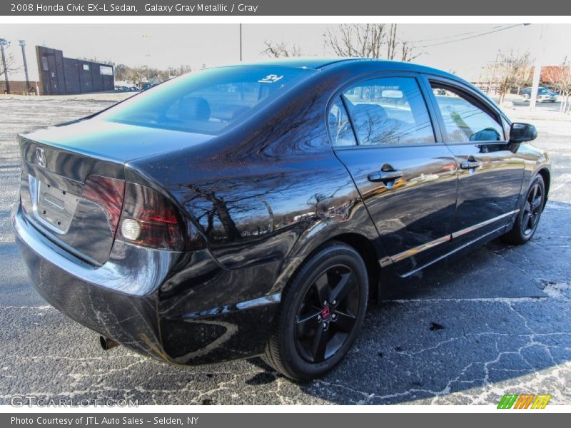 Galaxy Gray Metallic / Gray 2008 Honda Civic EX-L Sedan