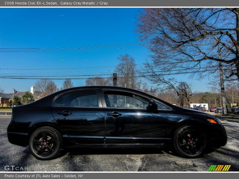 Galaxy Gray Metallic / Gray 2008 Honda Civic EX-L Sedan