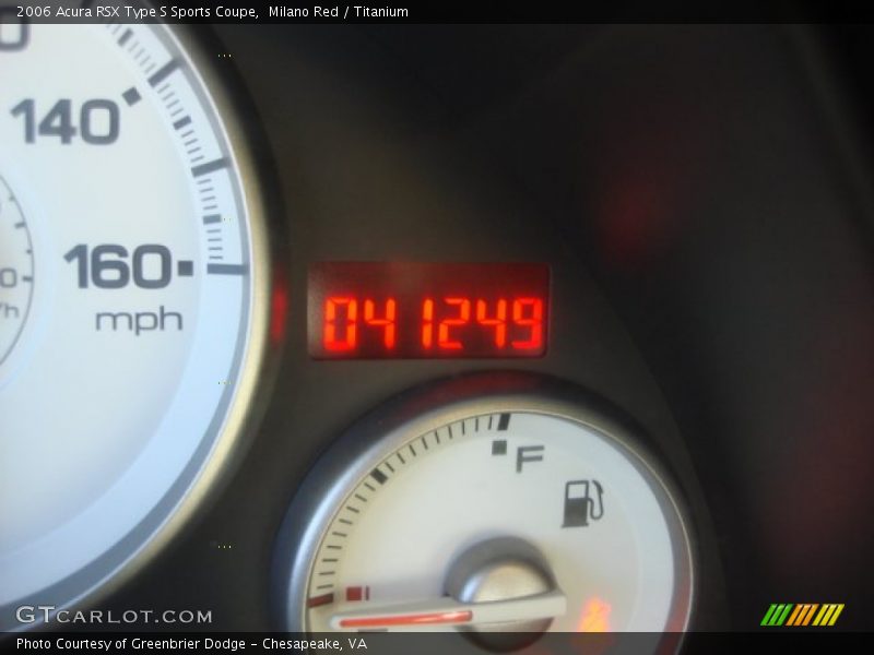 Milano Red / Titanium 2006 Acura RSX Type S Sports Coupe