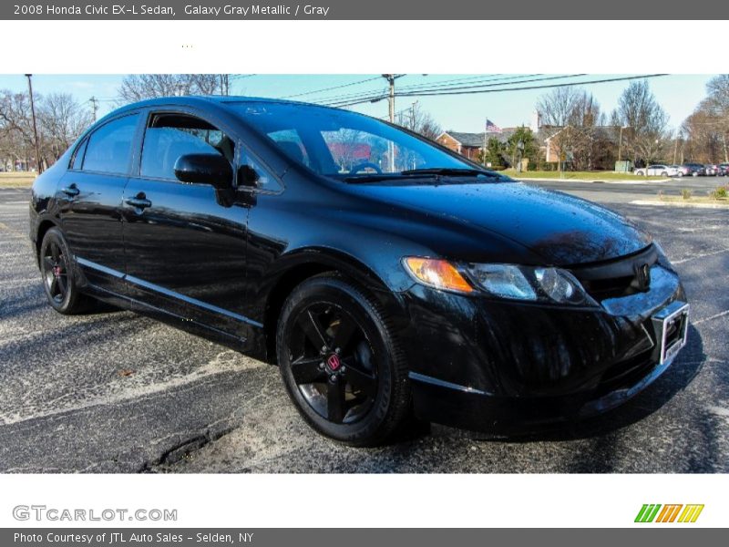 Galaxy Gray Metallic / Gray 2008 Honda Civic EX-L Sedan