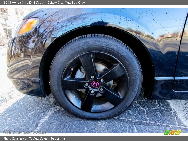 Galaxy Gray Metallic / Gray 2008 Honda Civic EX-L Sedan