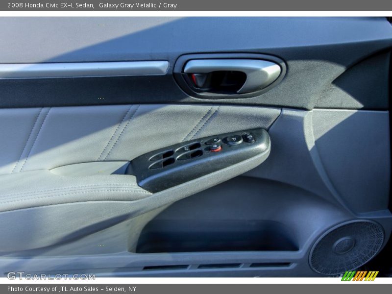 Galaxy Gray Metallic / Gray 2008 Honda Civic EX-L Sedan