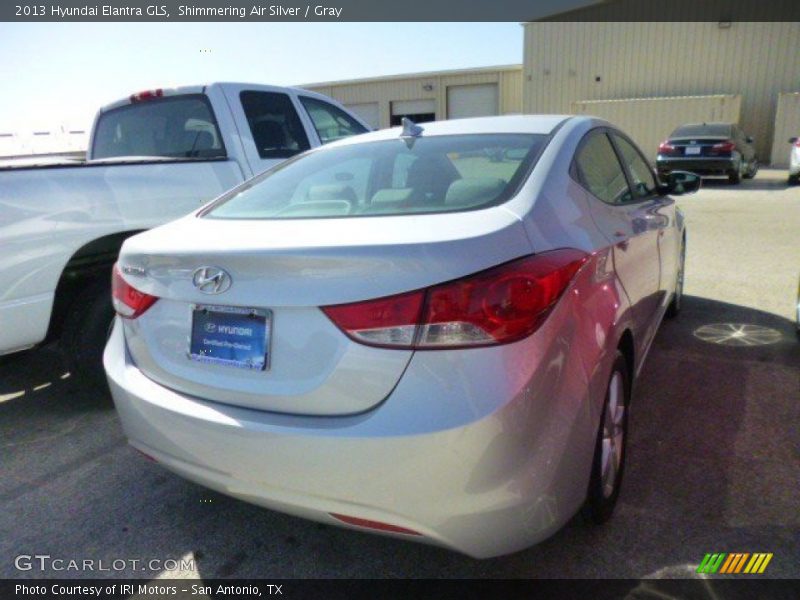Shimmering Air Silver / Gray 2013 Hyundai Elantra GLS