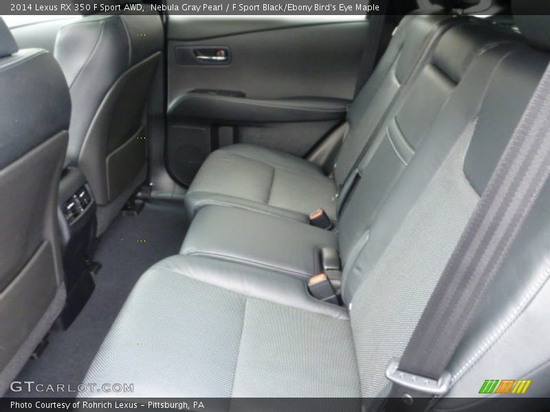 Nebula Gray Pearl / F Sport Black/Ebony Bird's Eye Maple 2014 Lexus RX 350 F Sport AWD