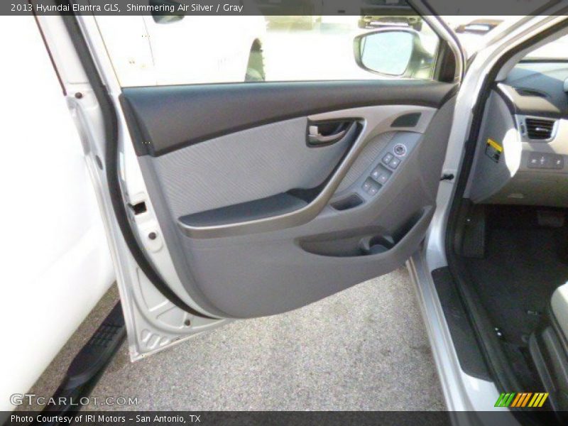 Shimmering Air Silver / Gray 2013 Hyundai Elantra GLS