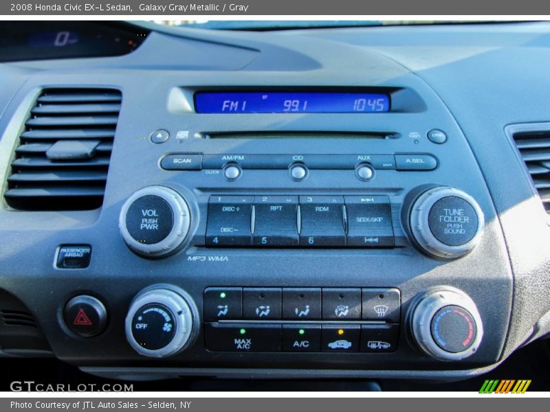 Galaxy Gray Metallic / Gray 2008 Honda Civic EX-L Sedan
