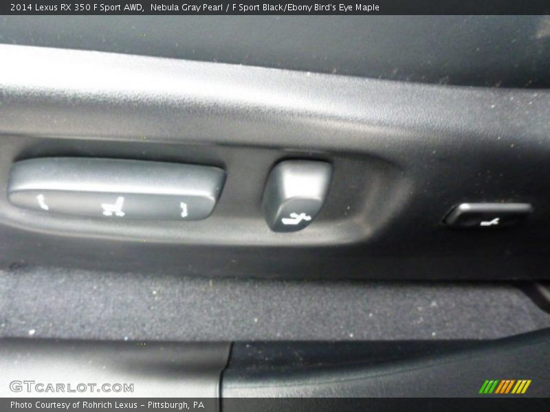 Nebula Gray Pearl / F Sport Black/Ebony Bird's Eye Maple 2014 Lexus RX 350 F Sport AWD