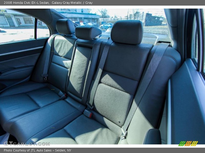 Galaxy Gray Metallic / Gray 2008 Honda Civic EX-L Sedan