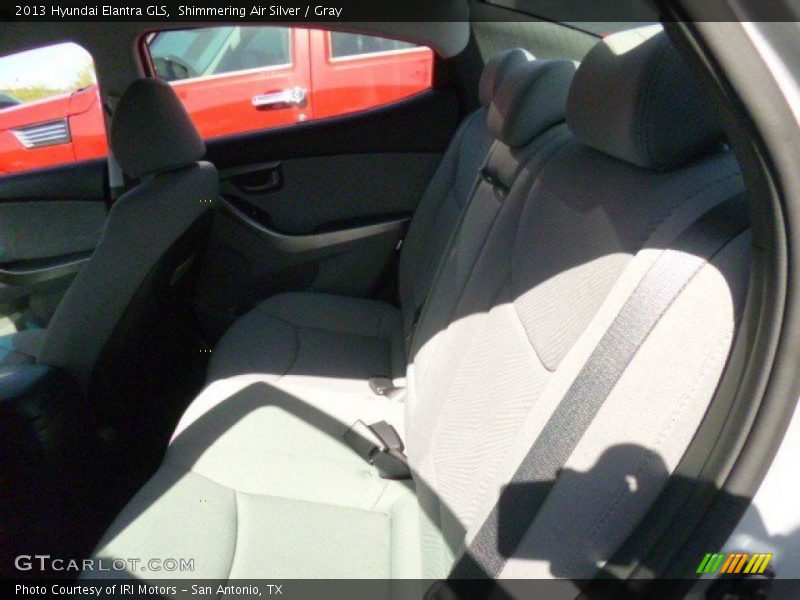 Shimmering Air Silver / Gray 2013 Hyundai Elantra GLS