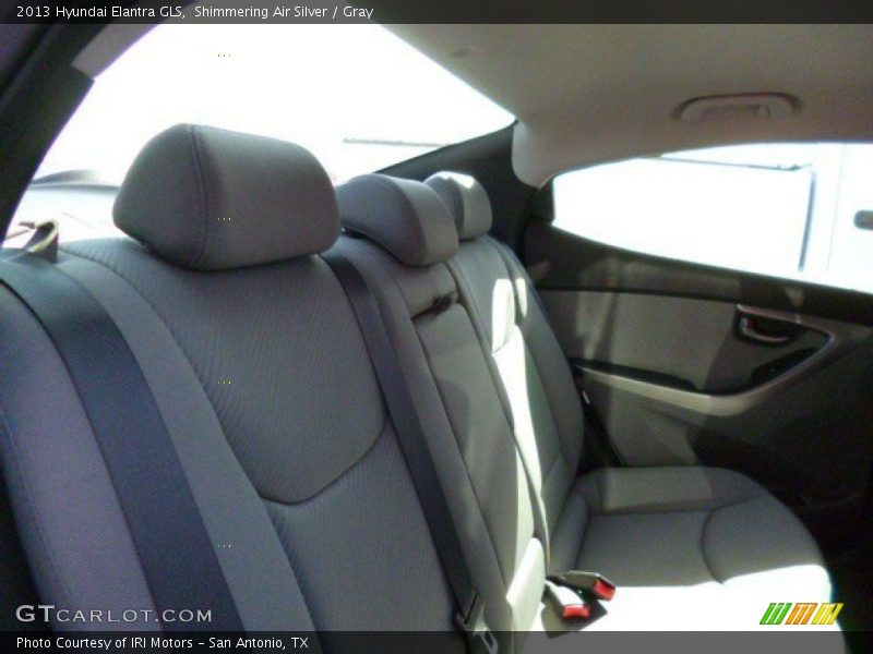 Shimmering Air Silver / Gray 2013 Hyundai Elantra GLS