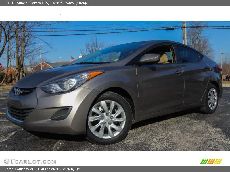 Desert Bronze / Beige 2011 Hyundai Elantra GLS