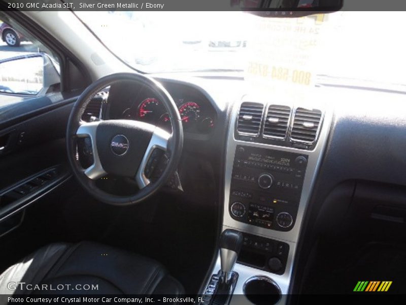 Silver Green Metallic / Ebony 2010 GMC Acadia SLT