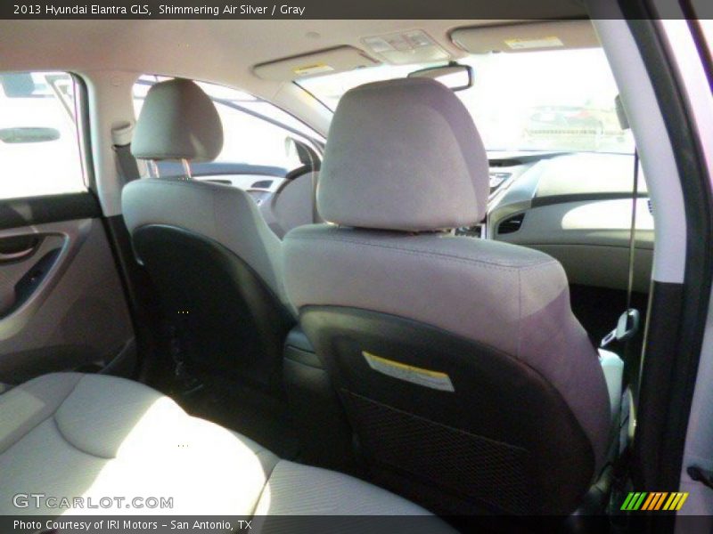 Shimmering Air Silver / Gray 2013 Hyundai Elantra GLS