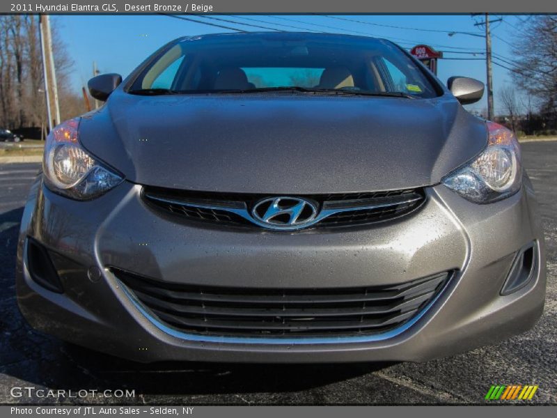 Desert Bronze / Beige 2011 Hyundai Elantra GLS