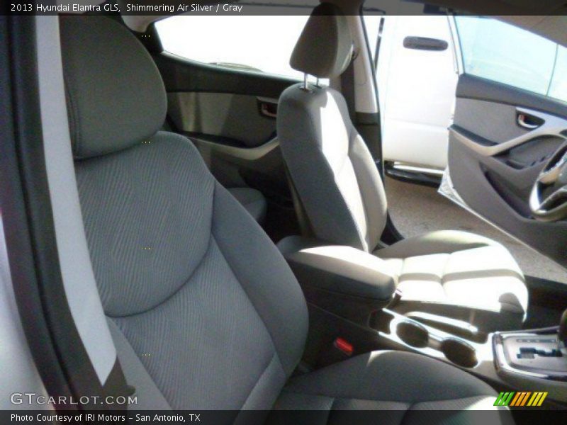 Shimmering Air Silver / Gray 2013 Hyundai Elantra GLS