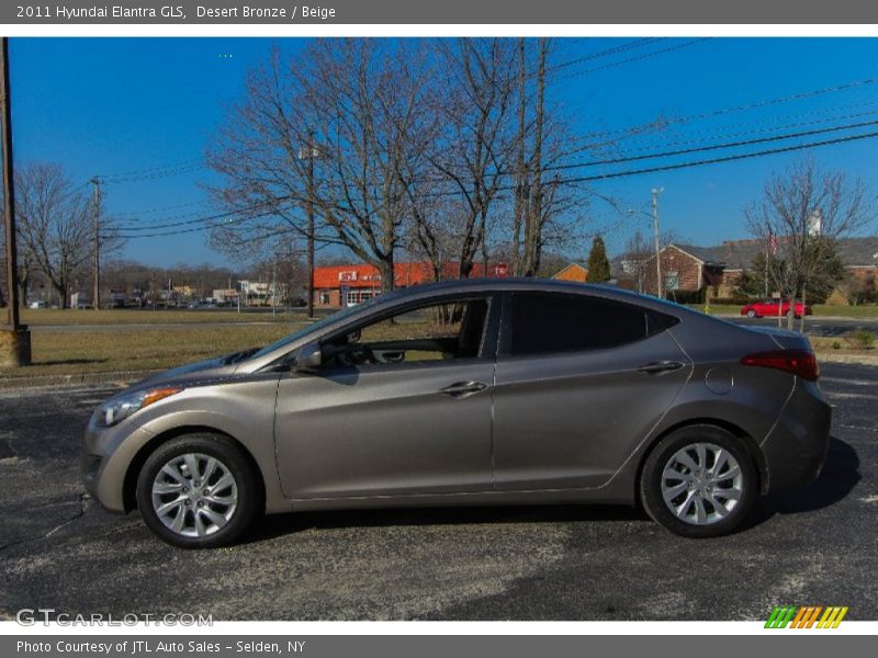 Desert Bronze / Beige 2011 Hyundai Elantra GLS