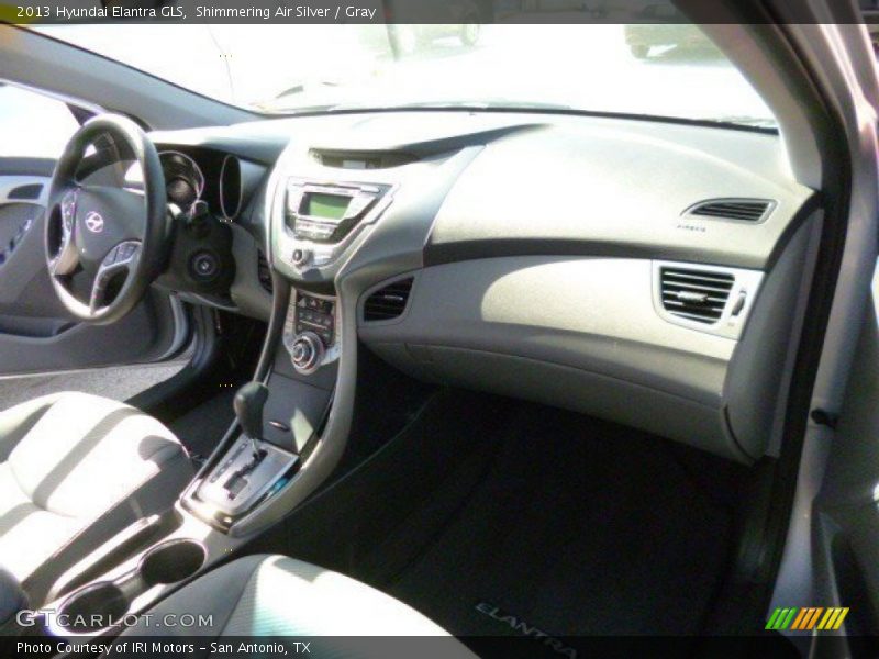 Shimmering Air Silver / Gray 2013 Hyundai Elantra GLS
