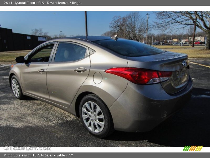 Desert Bronze / Beige 2011 Hyundai Elantra GLS