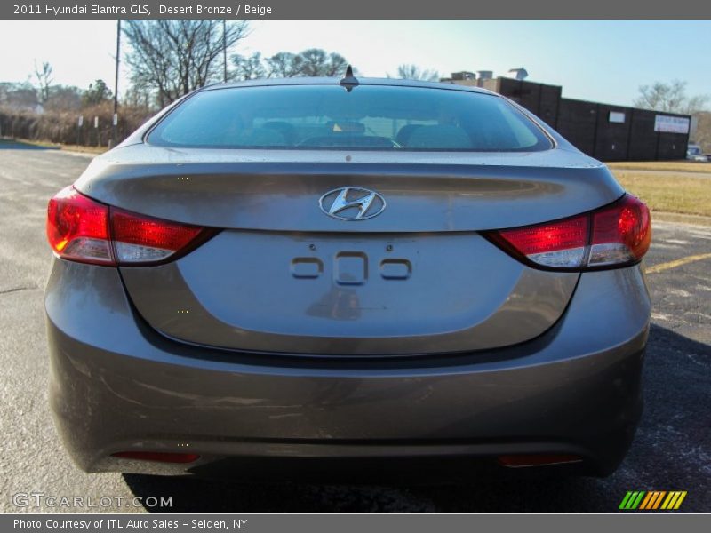 Desert Bronze / Beige 2011 Hyundai Elantra GLS