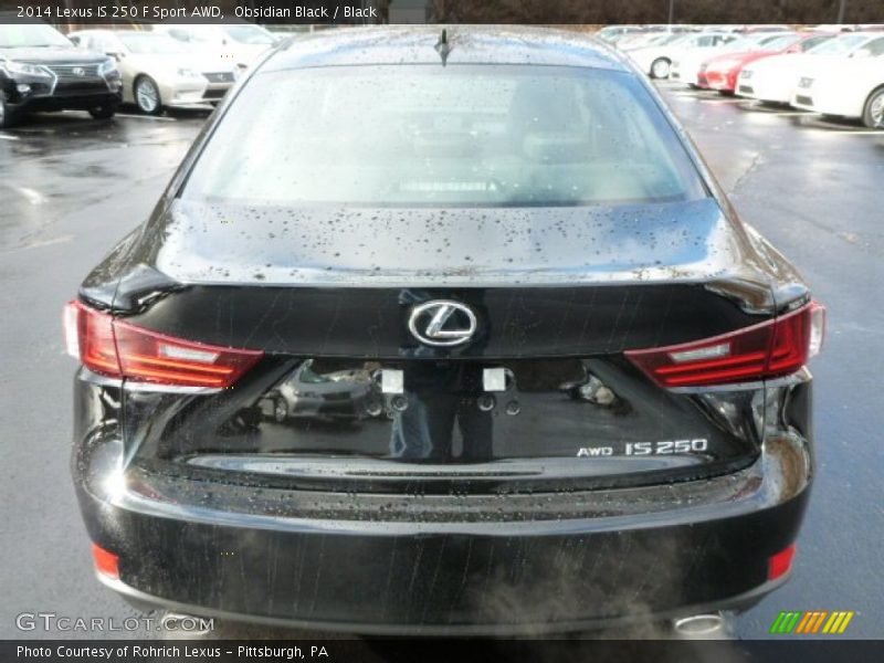 Obsidian Black / Black 2014 Lexus IS 250 F Sport AWD