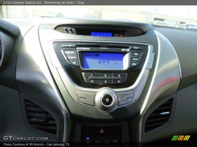 Shimmering Air Silver / Gray 2013 Hyundai Elantra GLS