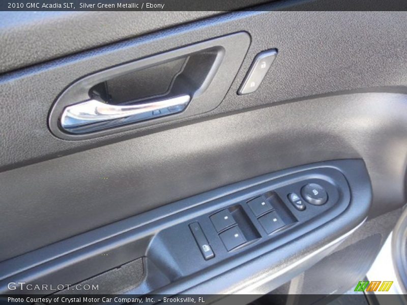 Silver Green Metallic / Ebony 2010 GMC Acadia SLT