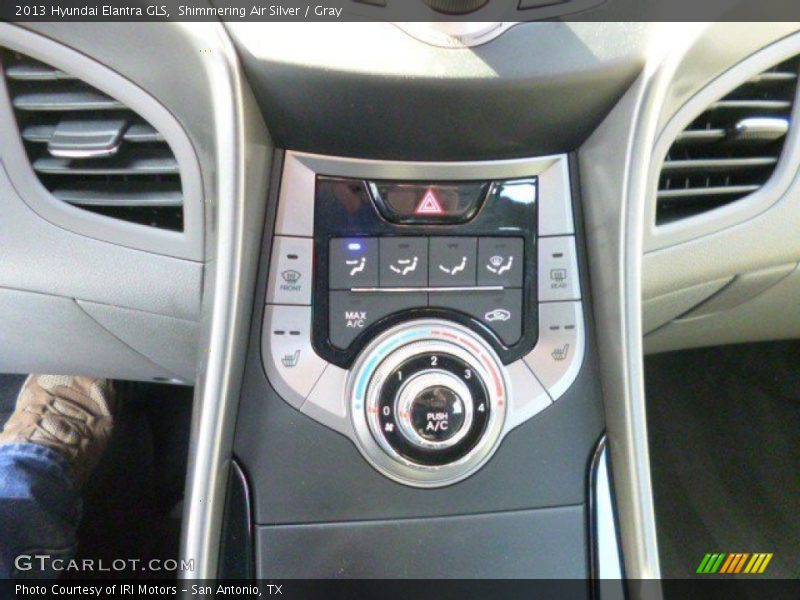 Shimmering Air Silver / Gray 2013 Hyundai Elantra GLS