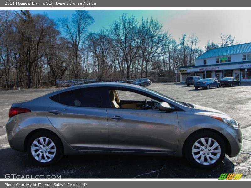 Desert Bronze / Beige 2011 Hyundai Elantra GLS