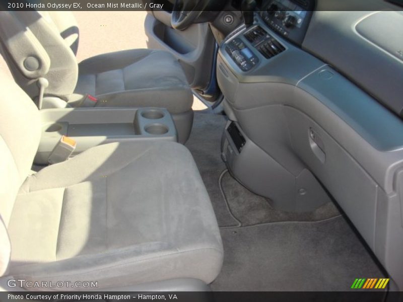 Ocean Mist Metallic / Gray 2010 Honda Odyssey EX