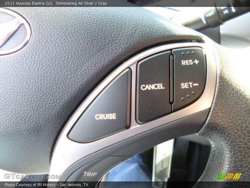 Shimmering Air Silver / Gray 2013 Hyundai Elantra GLS