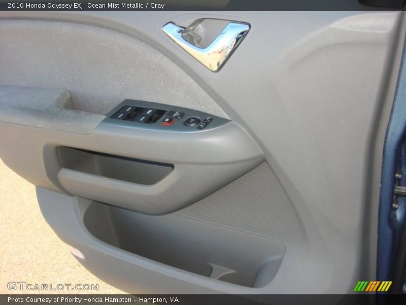 Ocean Mist Metallic / Gray 2010 Honda Odyssey EX
