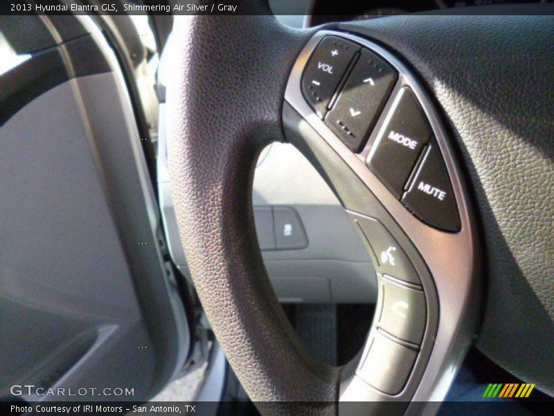 Shimmering Air Silver / Gray 2013 Hyundai Elantra GLS