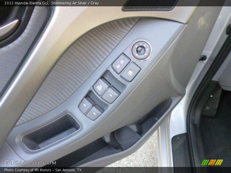Shimmering Air Silver / Gray 2013 Hyundai Elantra GLS