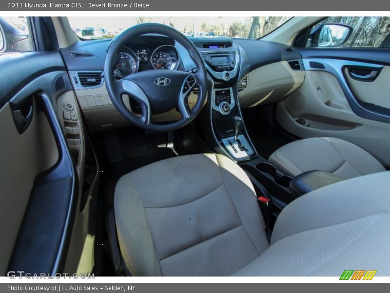 Desert Bronze / Beige 2011 Hyundai Elantra GLS