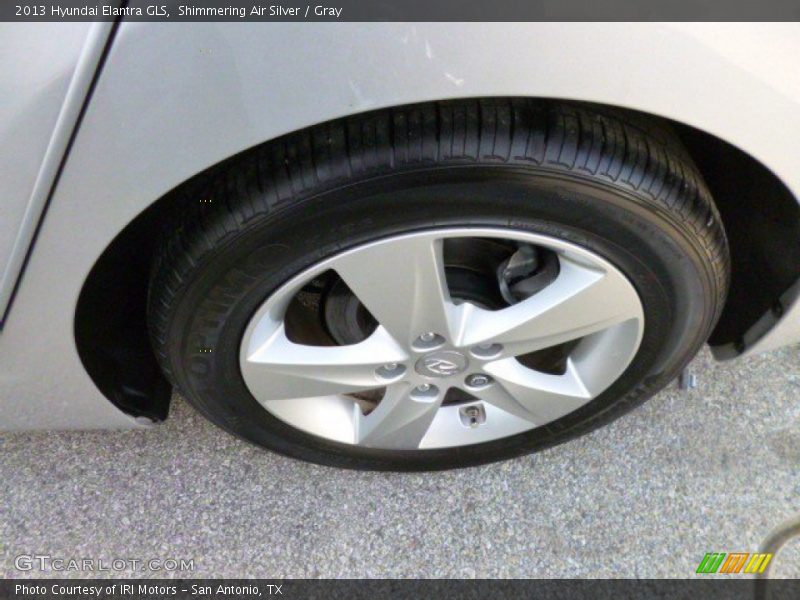 Shimmering Air Silver / Gray 2013 Hyundai Elantra GLS