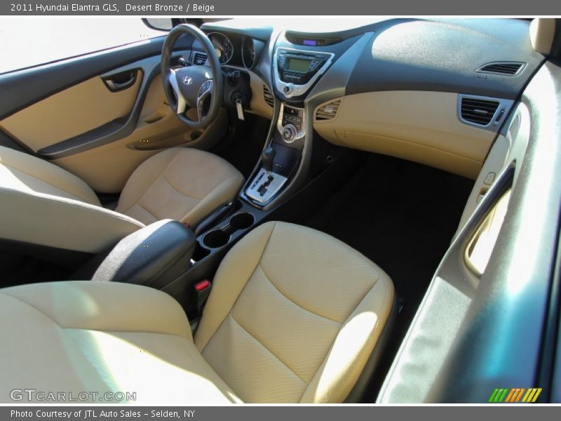 Desert Bronze / Beige 2011 Hyundai Elantra GLS