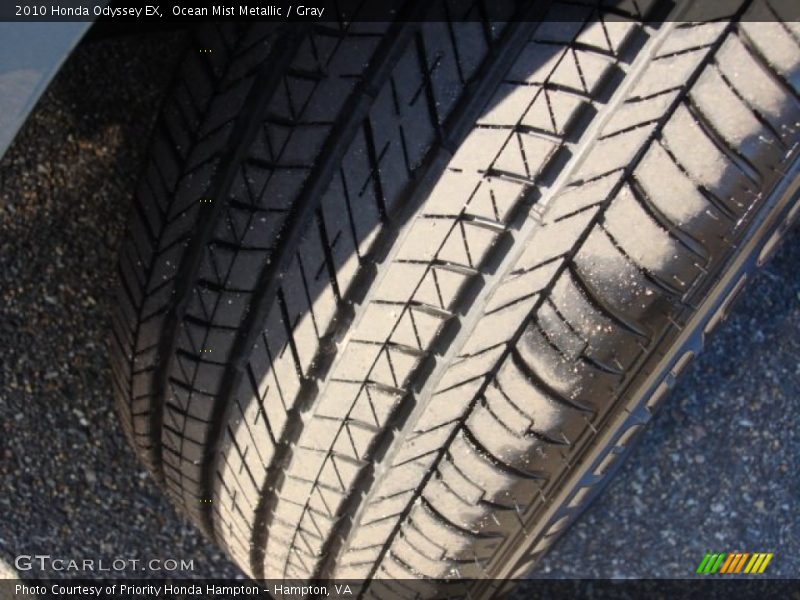 Ocean Mist Metallic / Gray 2010 Honda Odyssey EX