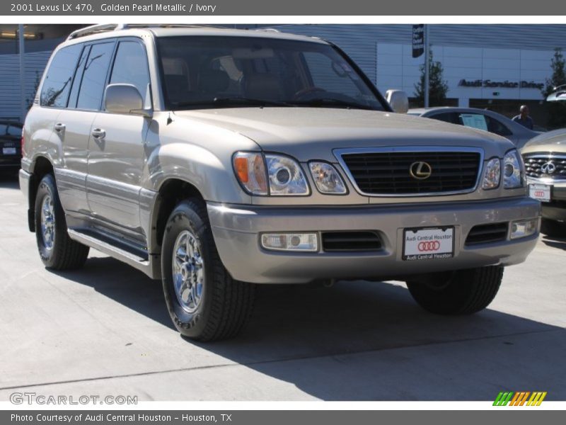 Golden Pearl Metallic / Ivory 2001 Lexus LX 470