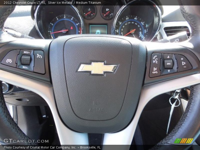 Silver Ice Metallic / Medium Titanium 2012 Chevrolet Cruze LT/RS