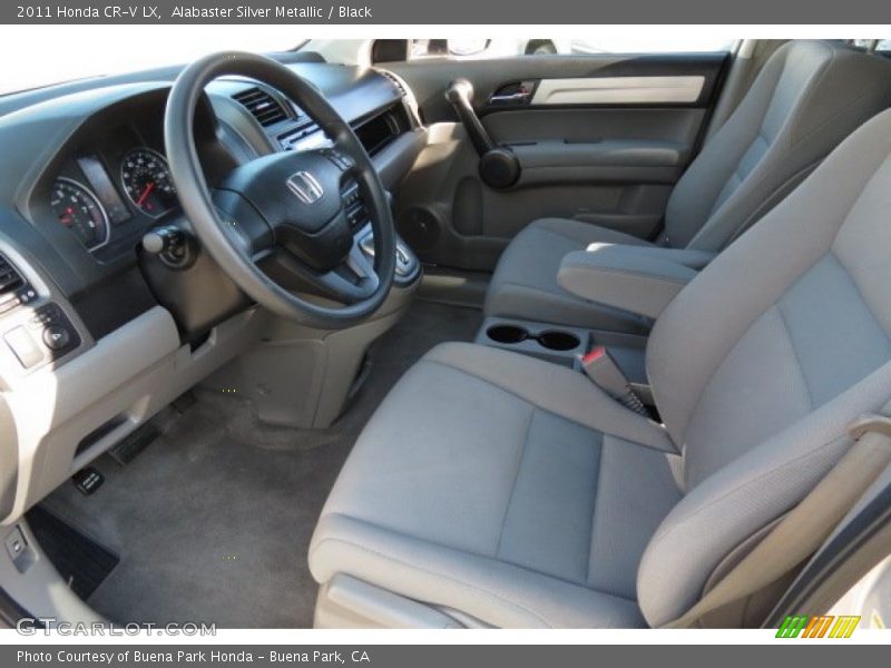 Alabaster Silver Metallic / Black 2011 Honda CR-V LX