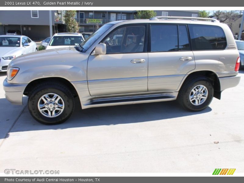 Golden Pearl Metallic / Ivory 2001 Lexus LX 470