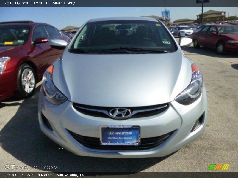 Silver / Gray 2013 Hyundai Elantra GLS