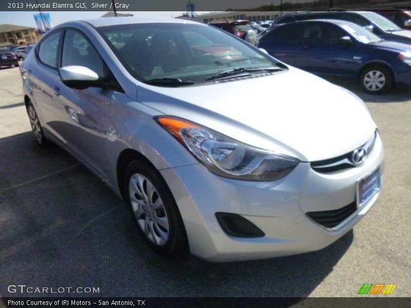 Silver / Gray 2013 Hyundai Elantra GLS