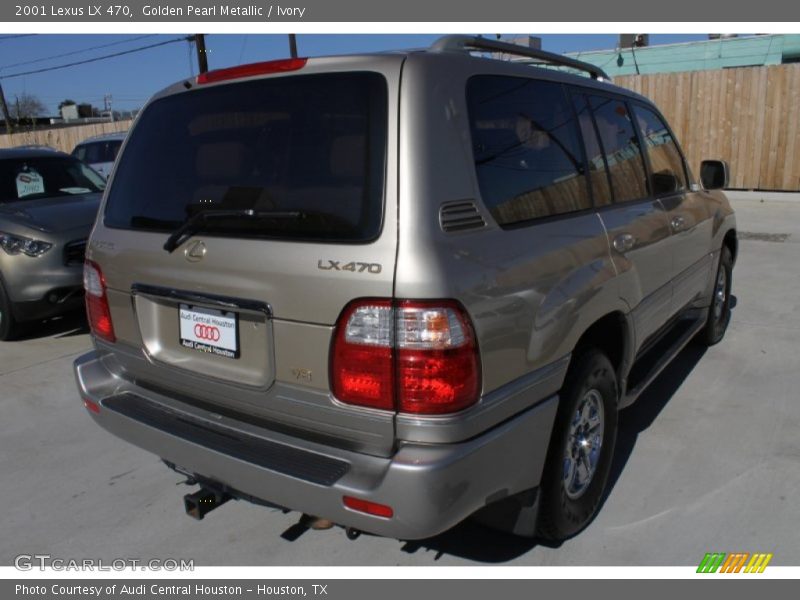 Golden Pearl Metallic / Ivory 2001 Lexus LX 470