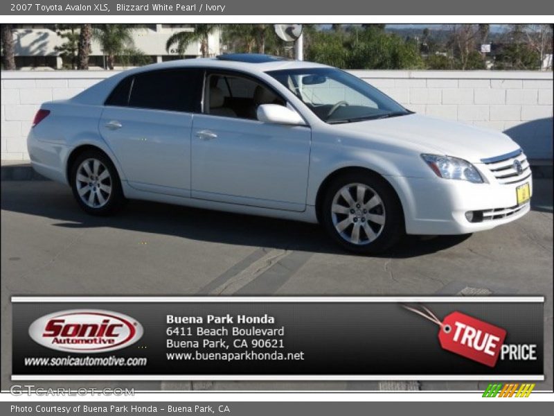 Blizzard White Pearl / Ivory 2007 Toyota Avalon XLS