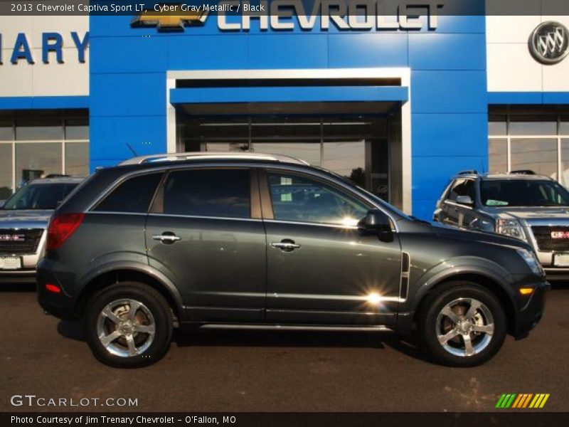 Cyber Gray Metallic / Black 2013 Chevrolet Captiva Sport LT