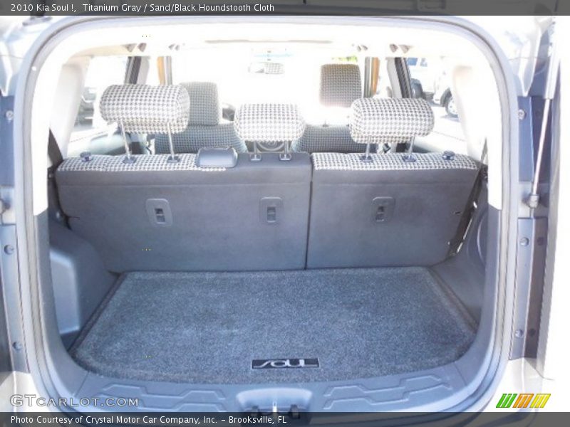 Titanium Gray / Sand/Black Houndstooth Cloth 2010 Kia Soul !